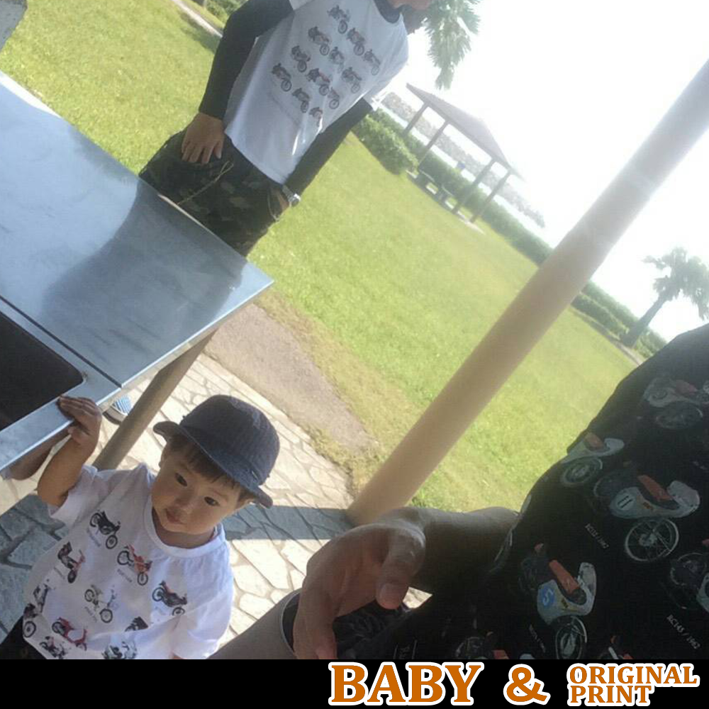 オリジナルプリントで家族お揃いのシャツなども作ることが出来ます！